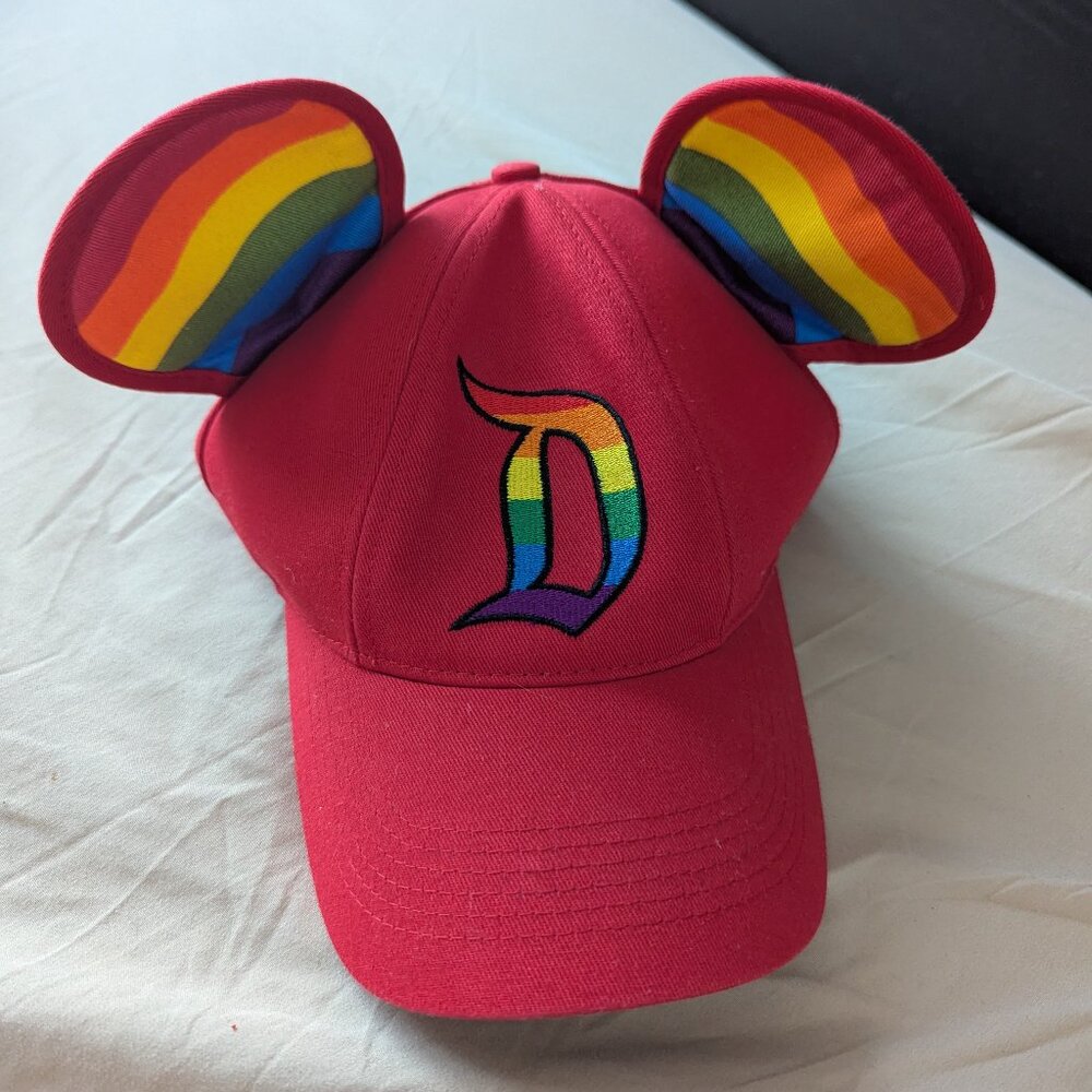 Official Disney Parks Disneyland Pride Collection Rainbow Mickey Ears Hat